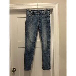 American Eagle Mens Slim Tapered Airflex Jeans Size 32x32 Medium Wash Stretch